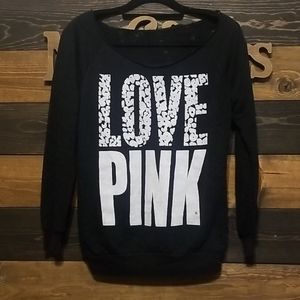 LOVE PINK off the shoulder shirt